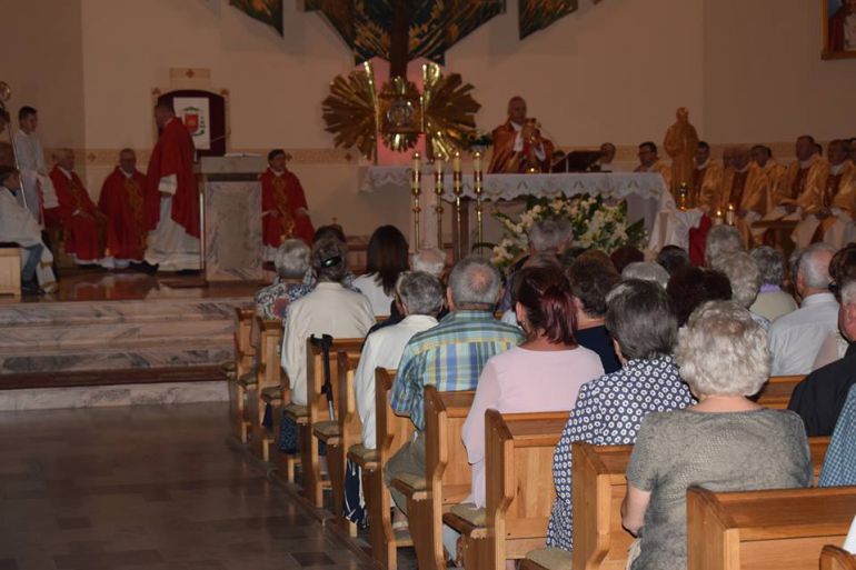Msza odpustowa w parafii Św. Maksymiliana Kolego w Kielcach