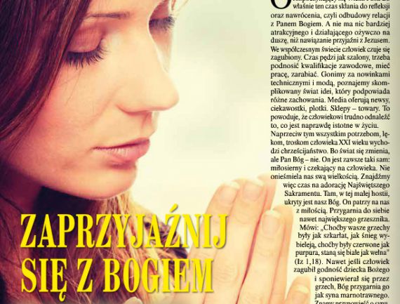 Zaprzyjaźnij się z Bogiem