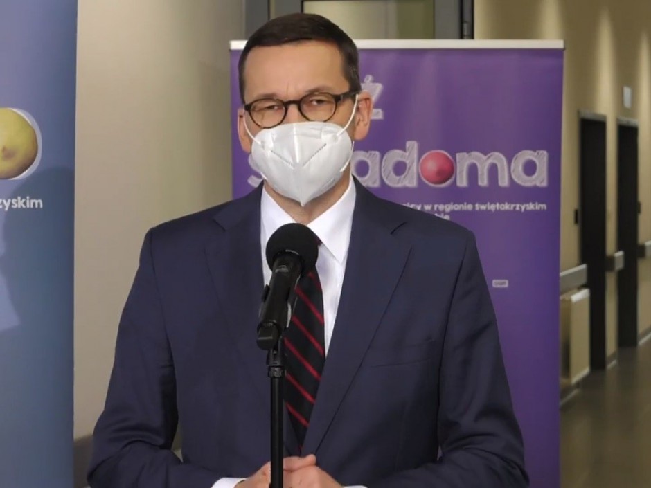 Premier Morawiecki w Kielcach o Krajowej Sieci Onkologicznej. Co zyska pacjent?