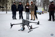 Świętokrzyscy policjanci z nowoczesnym dronem