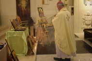 Biskup Jan Piotrowski poświęcił ikony uczniów Szkoły Pisania Ikon