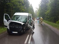 Wypadek w miejscowości Długojów. Trzy osoby w szpitalu