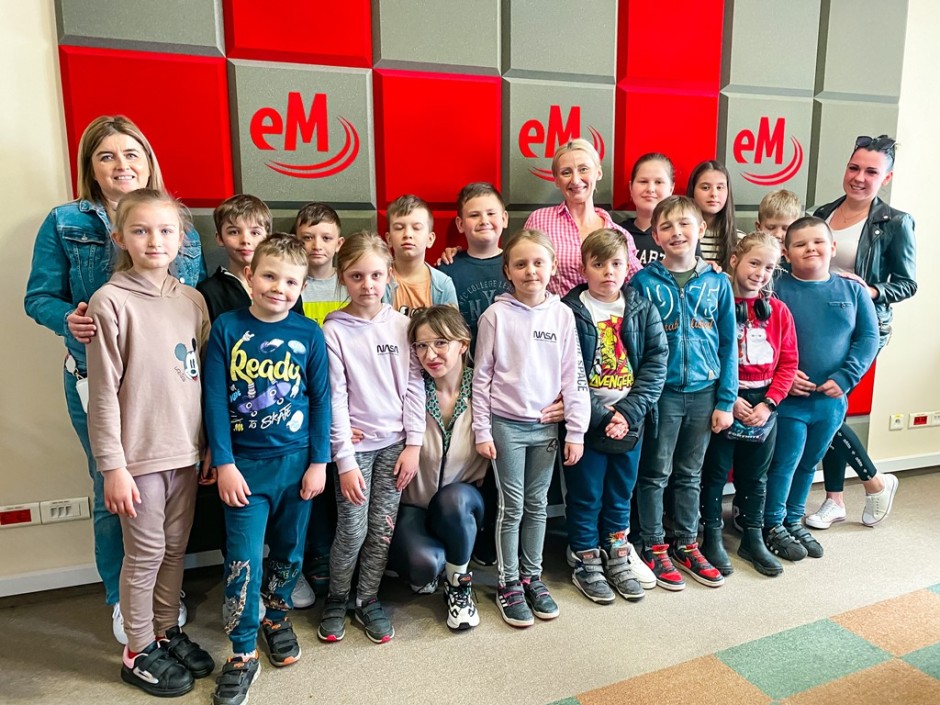 [AUDIO] Uczniowie z Sierakowa odwiedzili Radio eM!