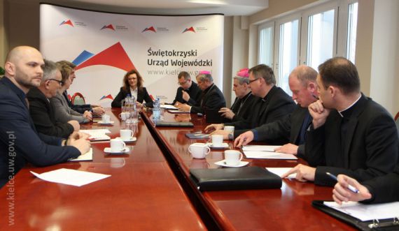 Spotkanie biskupów i wojewody w sprawie ŚDM