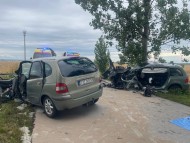 Tragiczny wypadek w miejscowości Krzcięcice. Jedna osoba nie żyje, kolejna w stanie ciężkim