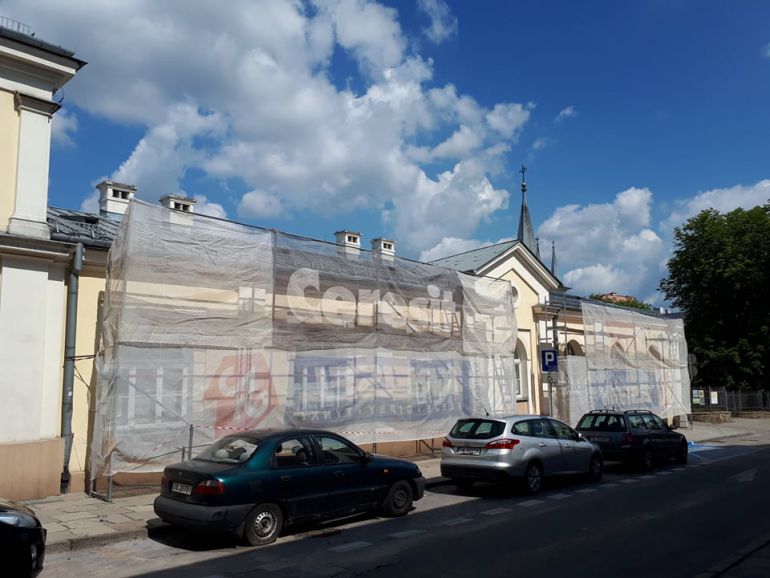 Rozpoczęto prace remontowe dachu Muzeum Zabawy i Zabawek