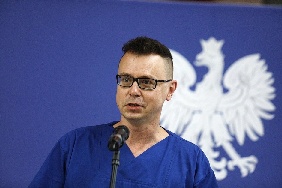 Lekarz, który kierował Szpitalem Tymczasowym został dyrektorem szpitala w Krakowie