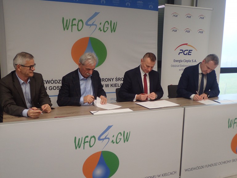 WFOŚiGW, PGE Energia Ciepła oraz MPEC podpisały ważny dokument. Skorzystają  mieszkańcy