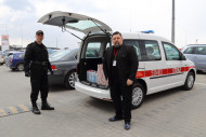 ZPUE S.A. przekazało środki ochronne dla włoszczowskich strażaków