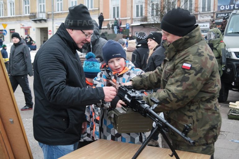 [AUDIO]Wojsko w centrum Kielc