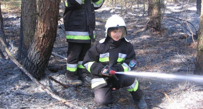 Jak Monika została…strażakiem