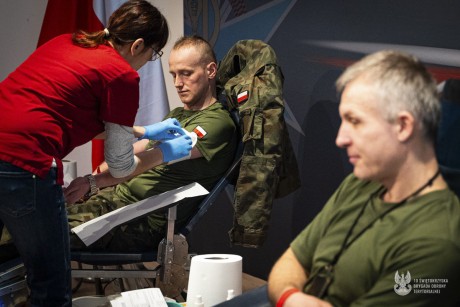 Żołnierze WOT-u oddali krew