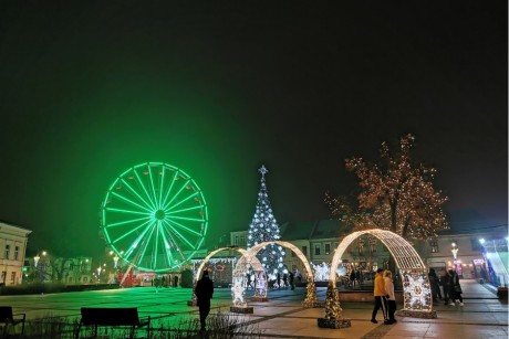 Silent disco na Rynku w Kielcach