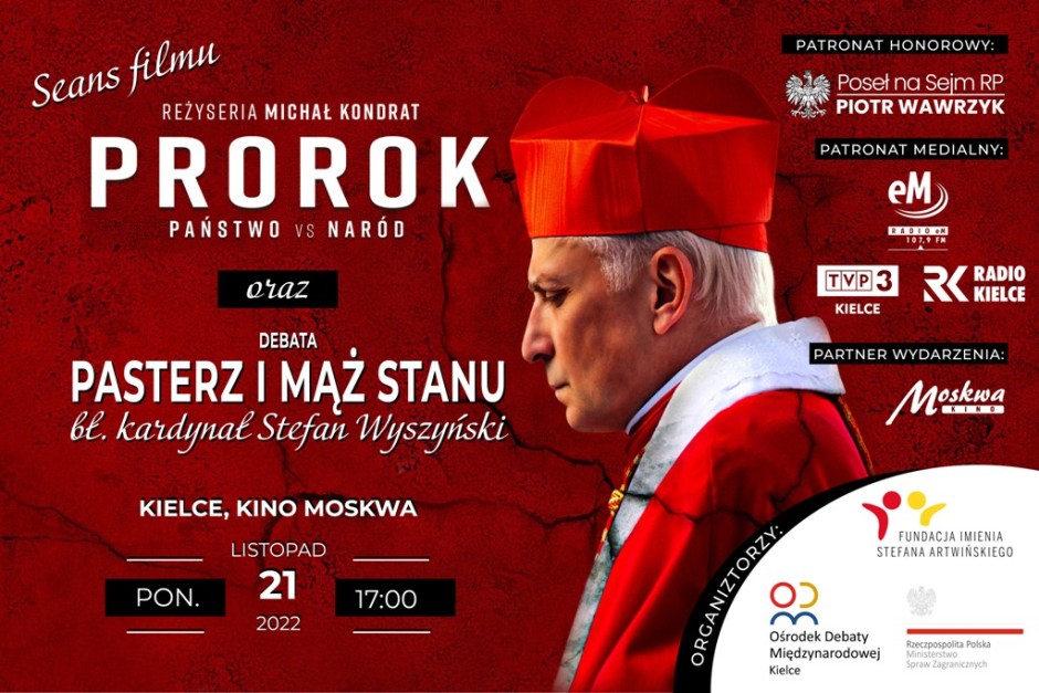 Film „Prorok” i debata o bł. kard. Stefanie Wyszyńskim