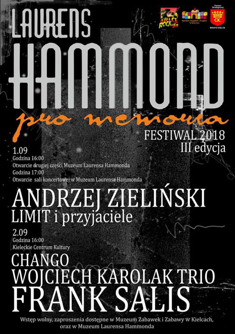 Już wkrótce III Festiwal Laurens Hammond Pro Memoria