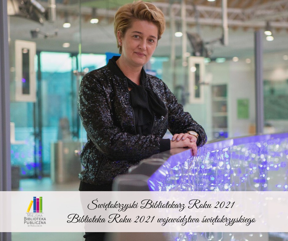 Anna Żmudzińska została Świętokrzyskim Bibliotekarzem Roku 2021