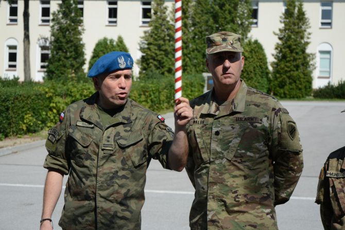 Stała obecność żołnierzy USA w Kielcach? Wizyta amerykańskiego pułkownika