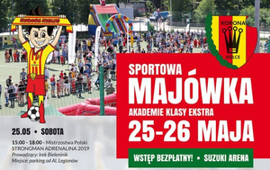 Sportowa Majówka z Koroną. Moc atrakcji przy Suzuki Arenie  