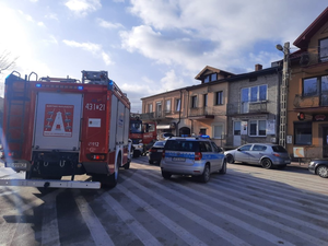 Pożar na zapleczu sklepu