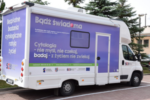 Cytobus – mobilny gabinet położnej ŚCO w Mójczy i Mircu