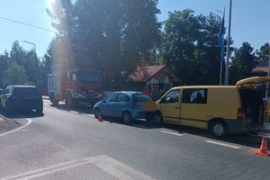 Wypadek na ul. Krakowskiej w Sandomierzu. Kobieta w szpitalu