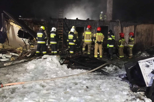 Nocny pożar domu. Ogromne straty