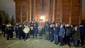 Przeszli nocną Drogę Krzyżową. Z Kielc na Czerwoną Górę