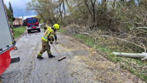 Silnie wieje w regionie. Strażacy mają sporo pracy
