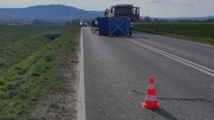 Tragiczny wypadek w Starej Słupi. Nie żyje rowerzysta 