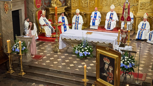 Tłumy kielczan przybyły przed oblicze Patronki Miasta