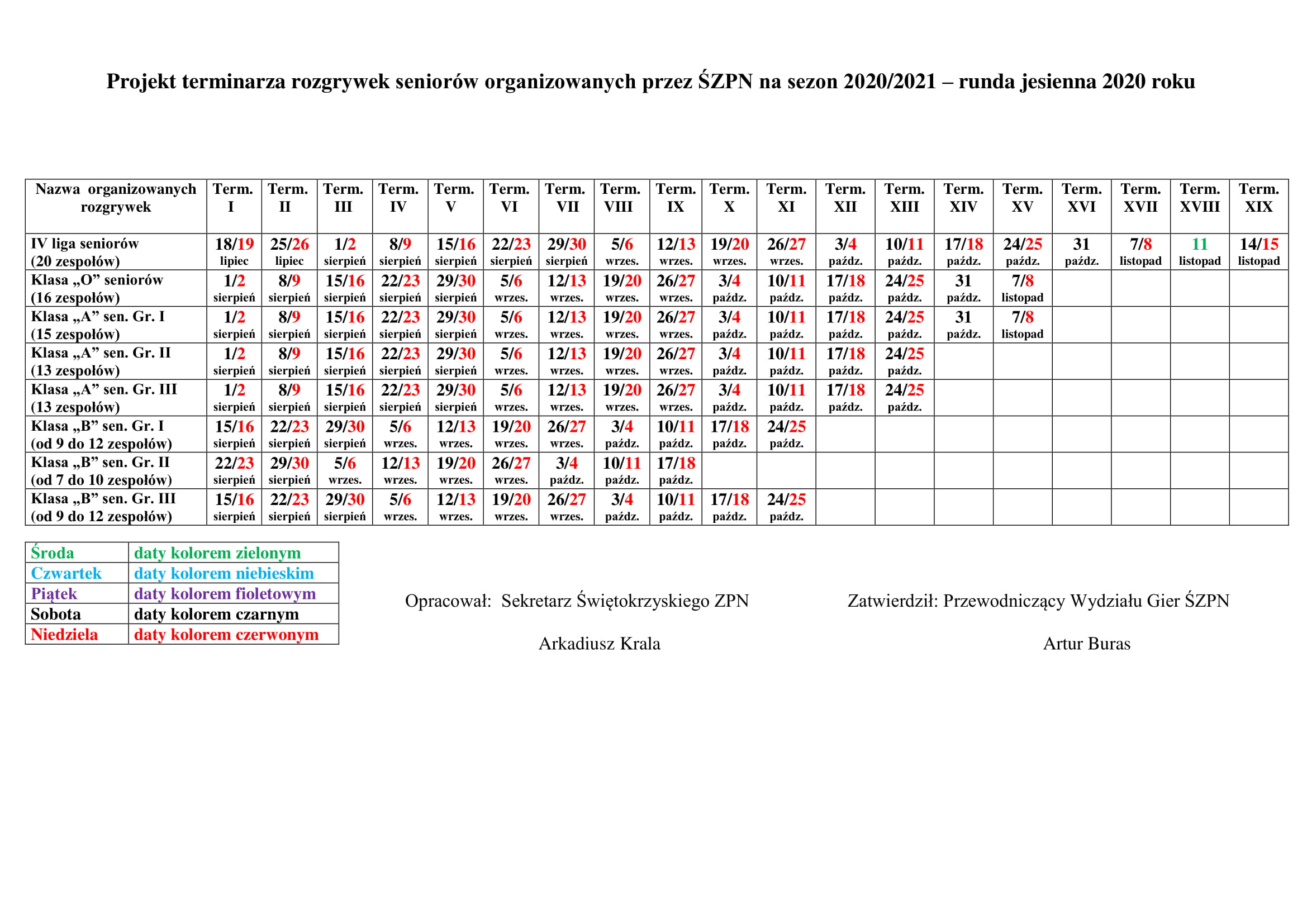 projekt terminarza seniorow jesien 2020 wariant nr 1 1