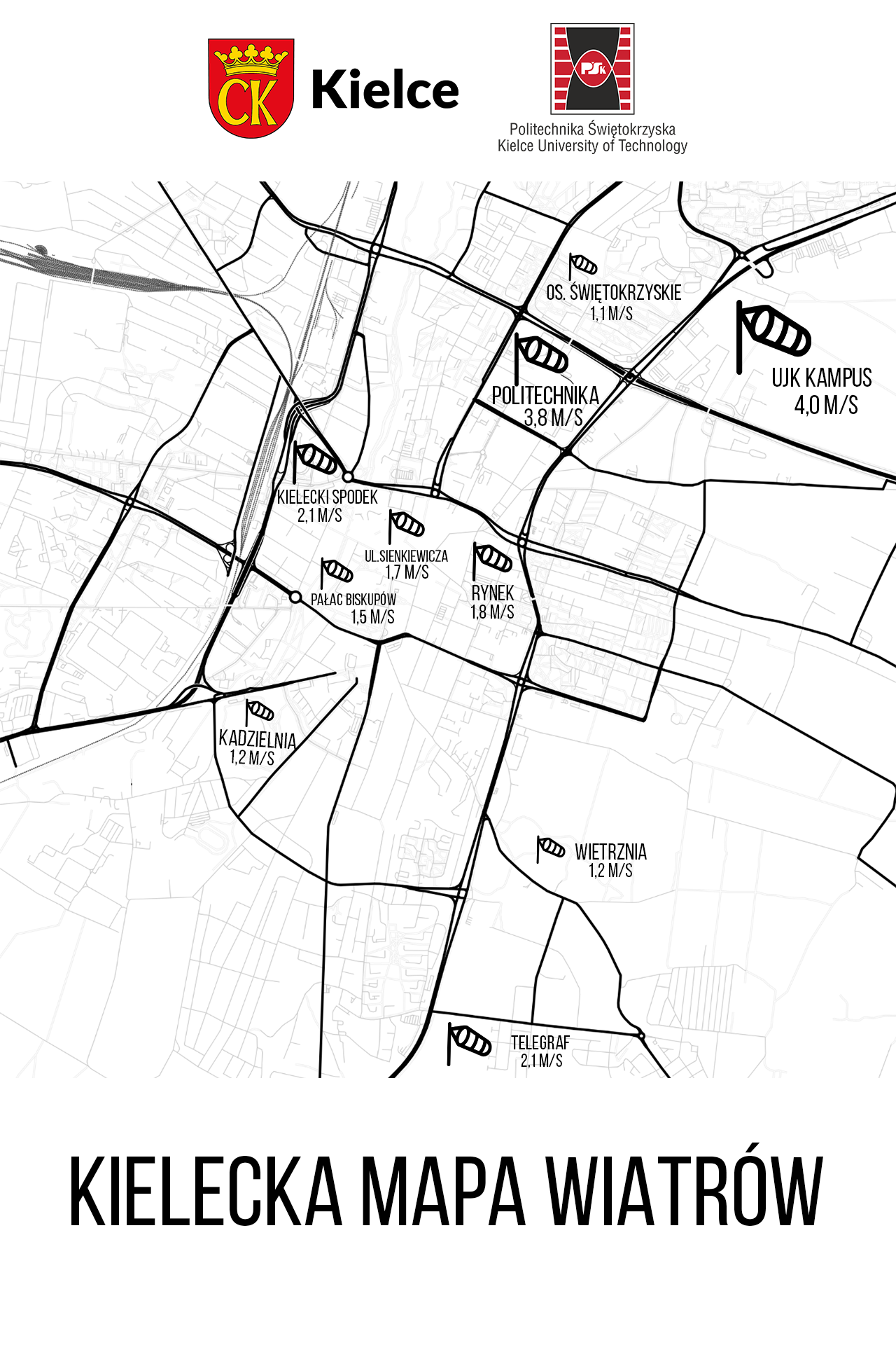 Kielecka Mapa Wiatrów