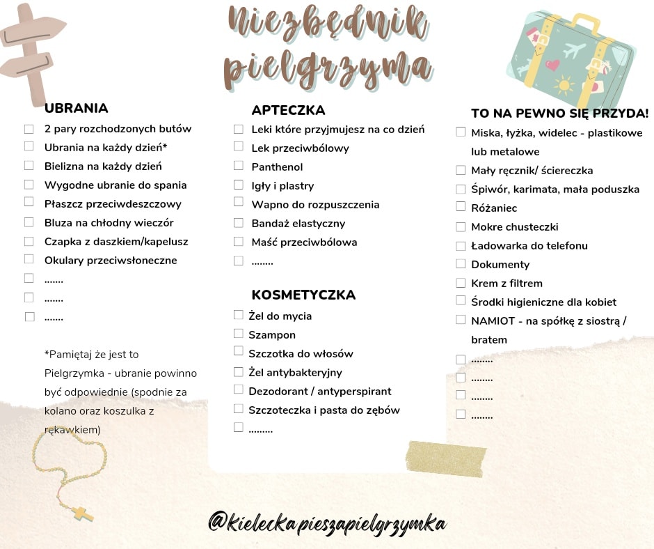 Cozabracnapielgrzymketocoroku