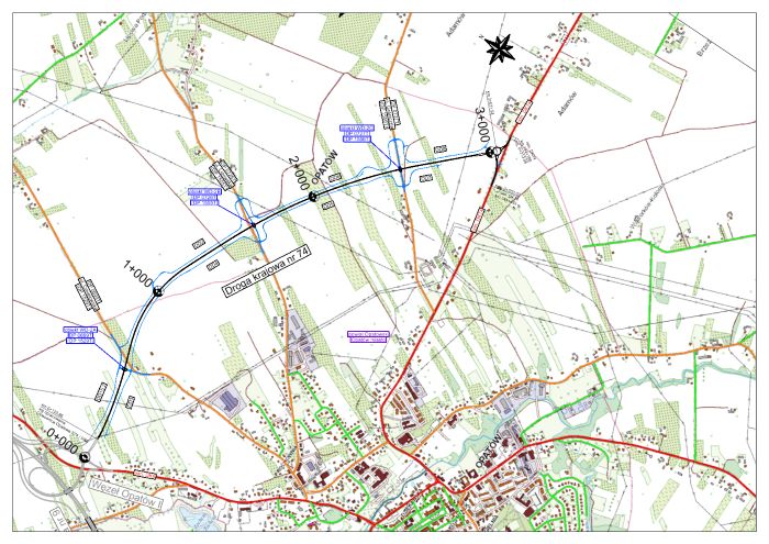 DK74 Łącznik do obw. Opatowa