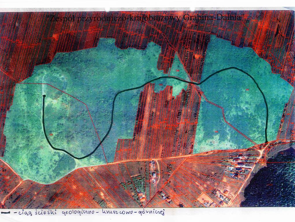 Mapa trasy ścieżki 1