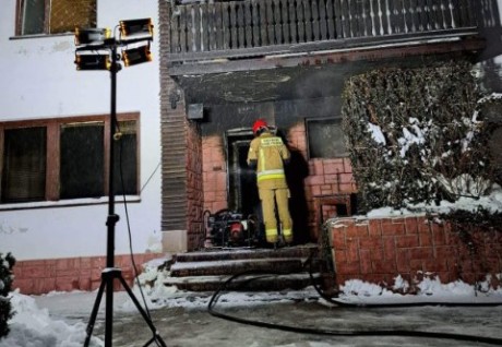 Pożar domu. Jedna osoba nie żyje