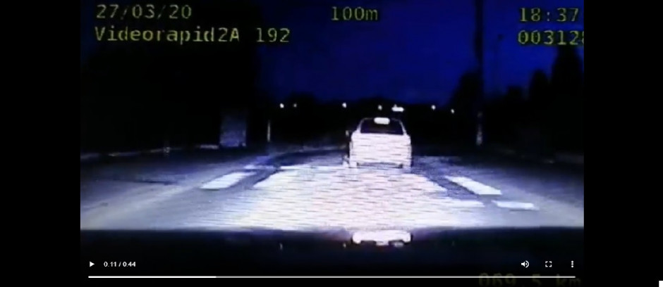 [VIDEO] Wieczorny pościg za pijanym kierowcą