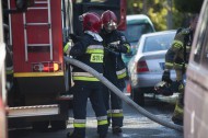 Pożar budynku mieszkalnego w Podszynie
