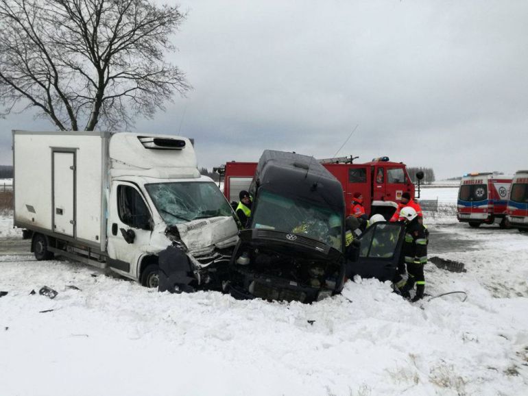 [Aktl.] Seria wypadków na krajowej 74