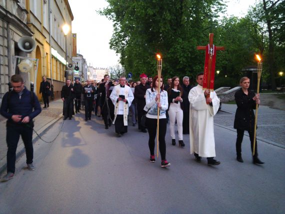 Droga Światła przeszła przez Kielce