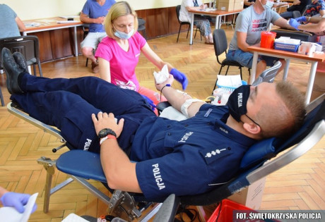 Potrzebna krew dla chorego policjanta!