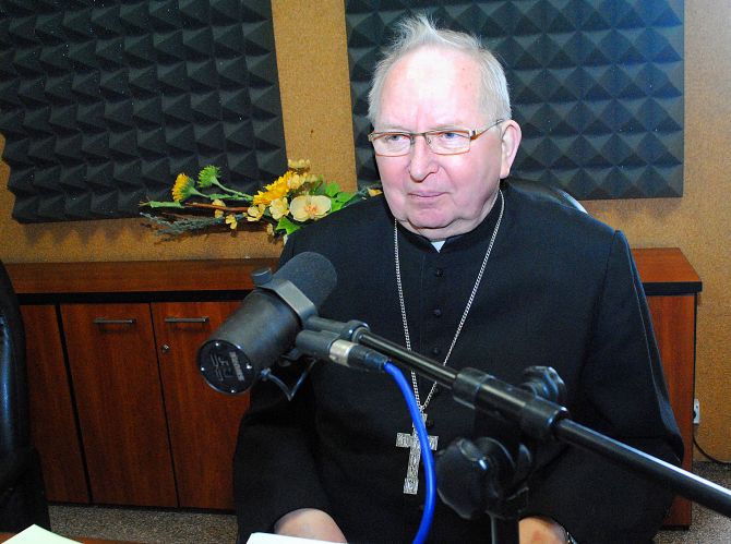 Rekolekcje biskupa Ryczana w Radiu Plus