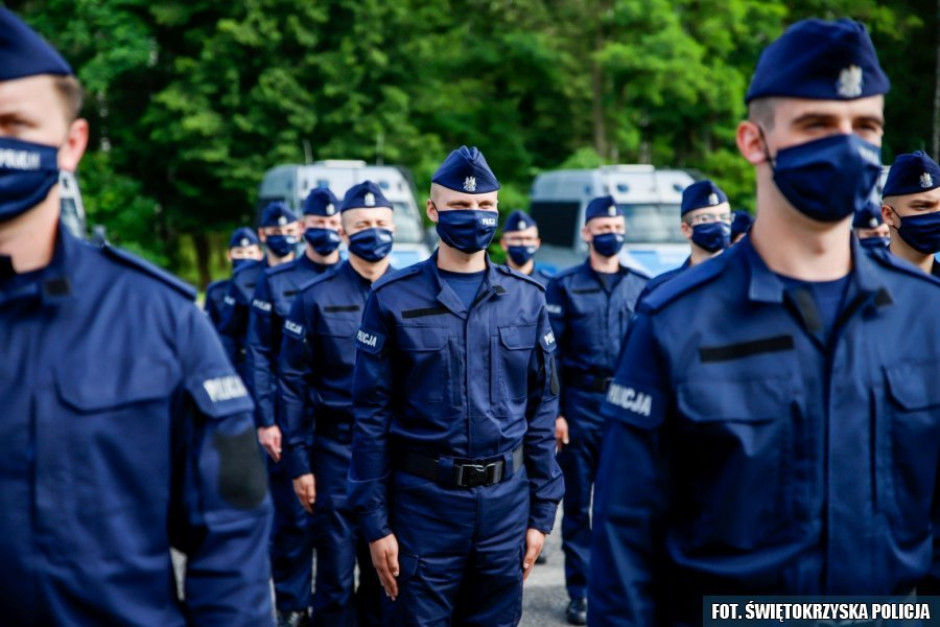 36 nowych funkcjonariuszy w szeregach świętokrzyskiej policji