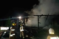Pożar w miejscowości Piaski