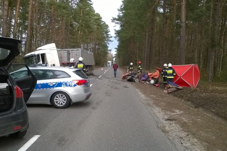 [Aktl.] Śmiertelny wypadek pod Włoszczową