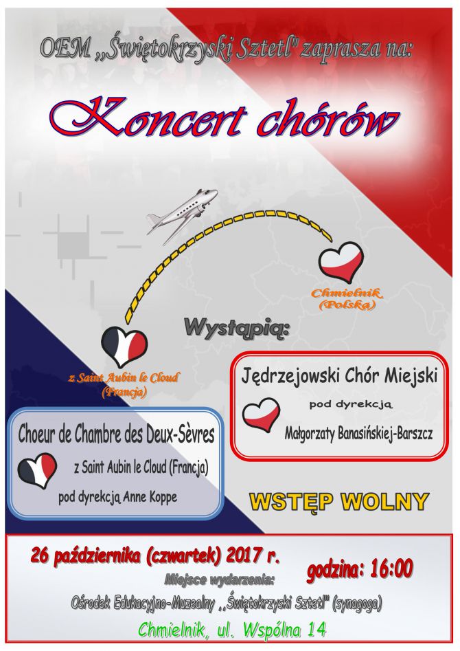 Francusko–polski koncert chóralny w synagodze