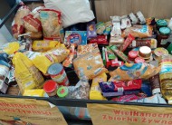Zbiórka żywności: zebrano około sześciu ton produktów spożywczych
