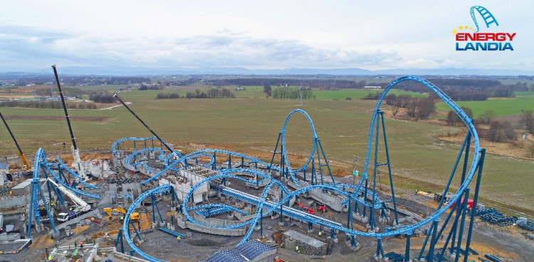 Roller coaster z 90 000 elementów! Tak się buduje atrakcje w Energylandii