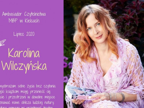 Karolina Wilczyńska zachęca do czytelnictwa