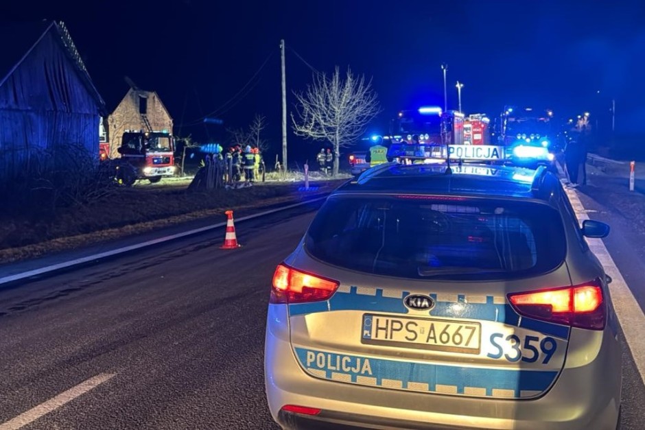 Tragedia w powiecie opatowskim. Nie żyją dwie osoby